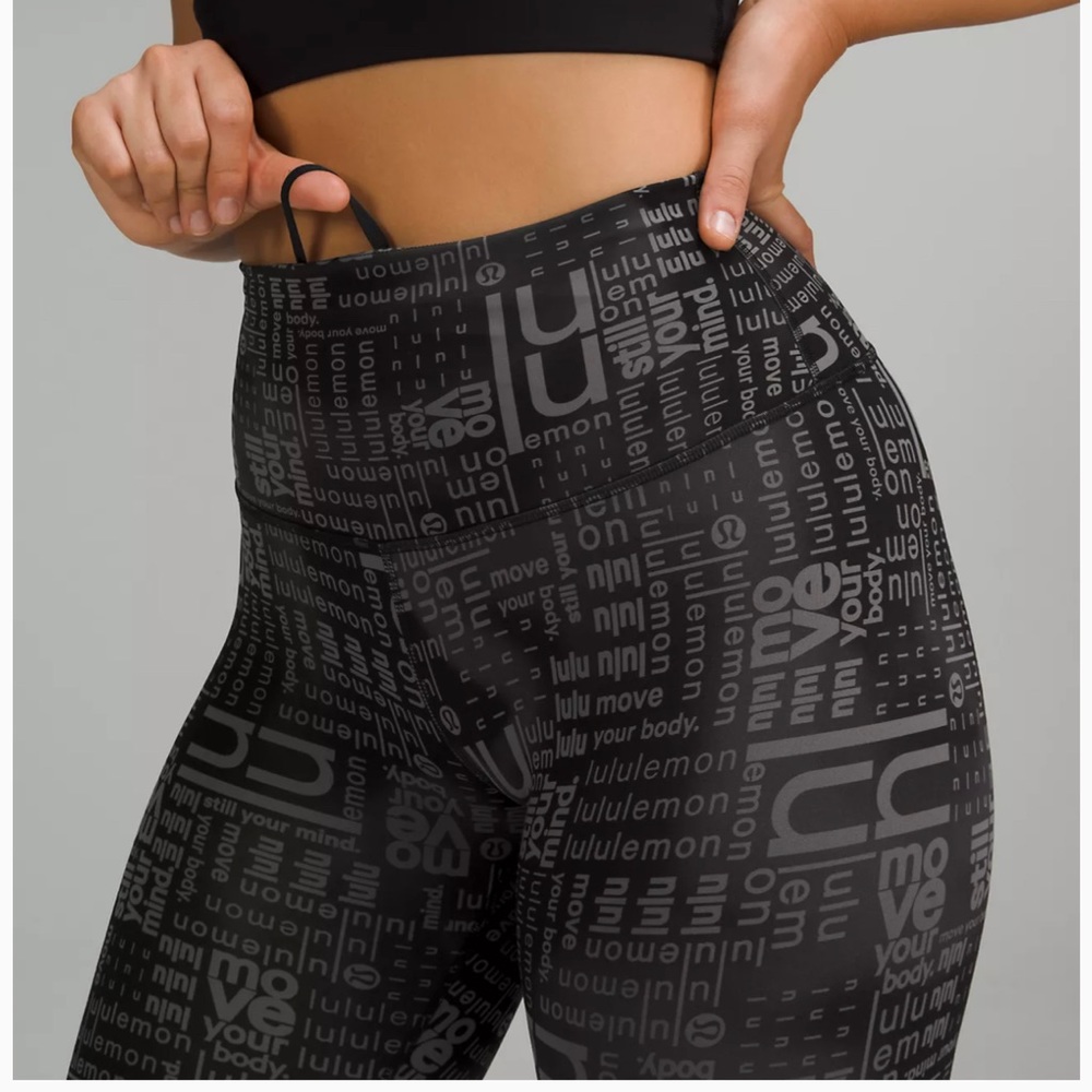 🍋LULULEMON size 10 Wunder Train Contour Fit High-Rise Tight 25" nwot